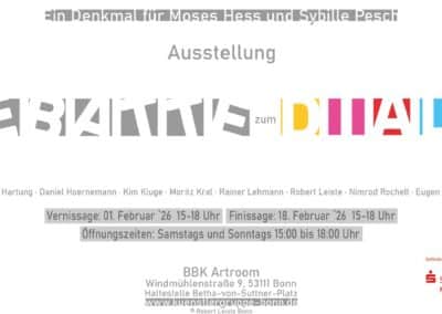 Von der Debatte zum Dialog – Ein Denkmal für Moses Hass und Sybille Pesch